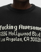 Fucking Awesome Fa Hollywood Sweater Black Pullovers