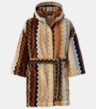 Missoni Giacomo Zigzag cotton terry bathrobe