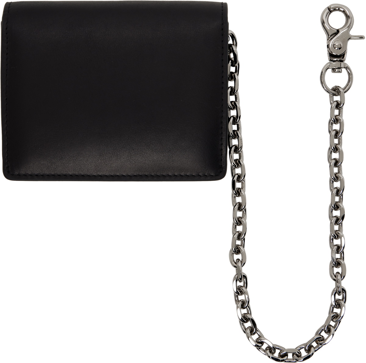 Dime Black Chain Leather Wallet