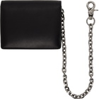 Dime Black Chain Leather Wallet