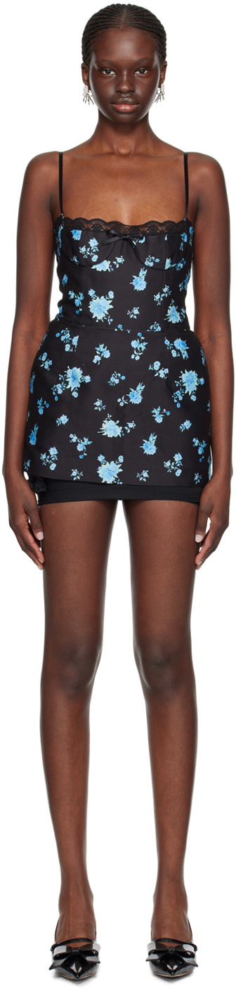 SHUSHU/TONG Black Layered Minidress Shushu/Tong