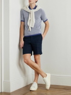 Kingsman - Birdseye Cotton Polo Shirt - Blue