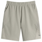 Purple Mountain Observatory Men's Waffle Shorts in Concrete