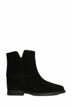 Via Roma 15 Ankle Boots Inside Wedge In Black Suede
