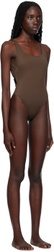 Saturdays NYC Brown Madeline One-Piece Swimsuit