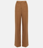 Stella McCartney High-rise wool wide-leg pants