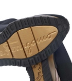 Ferragamo Gancini stretch-knit sock sneakers