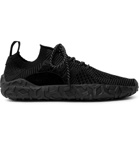 adidas Originals - F/22 Suede-Trimmed Primeknit Sneakers - Men - Black