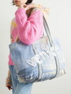 ERL - Venice Logo-Appliquéd Denim Tote Bag