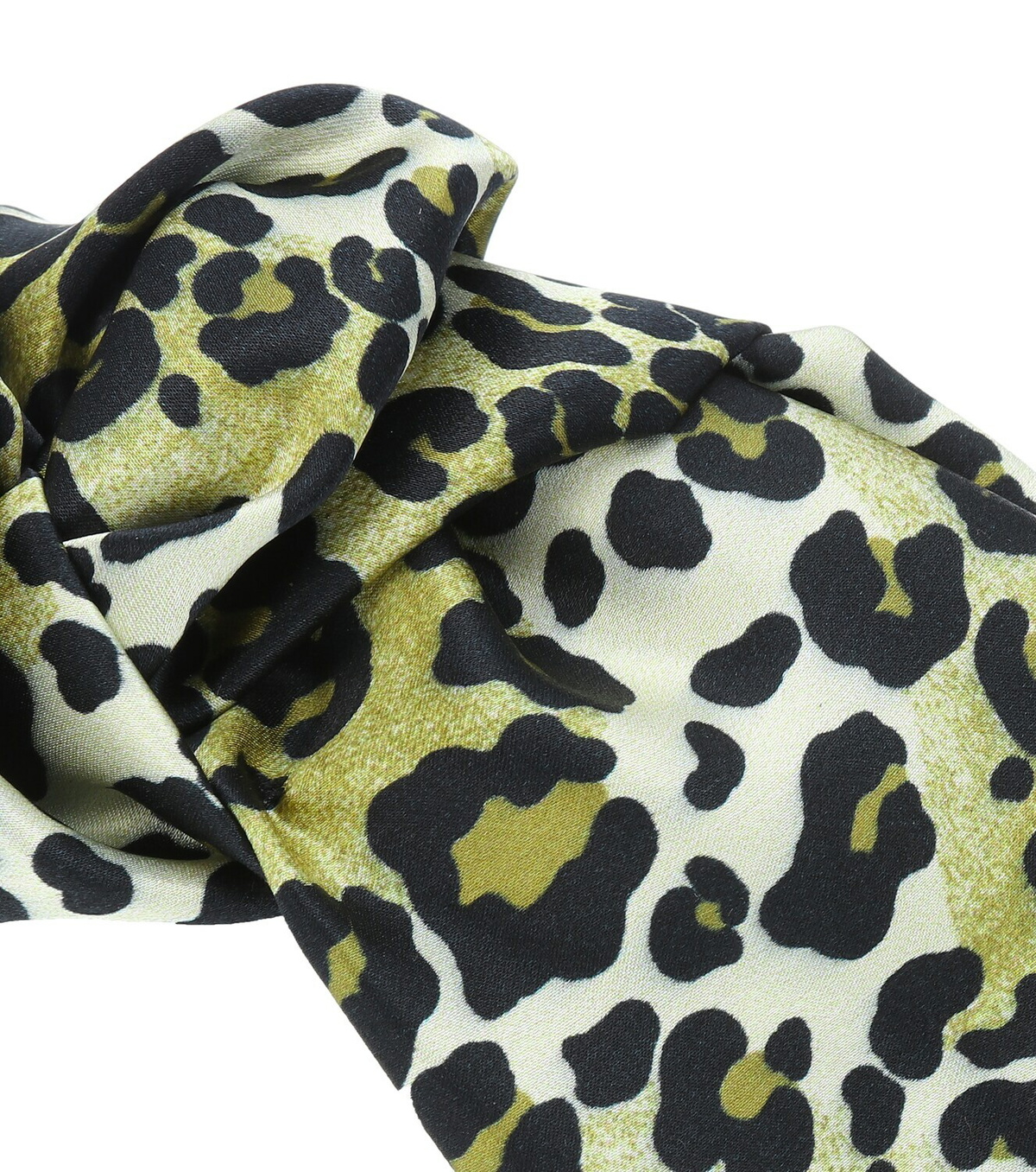 Jennifer Behr Marin leopard stretch-silk headband Jennifer Behr display picture 3