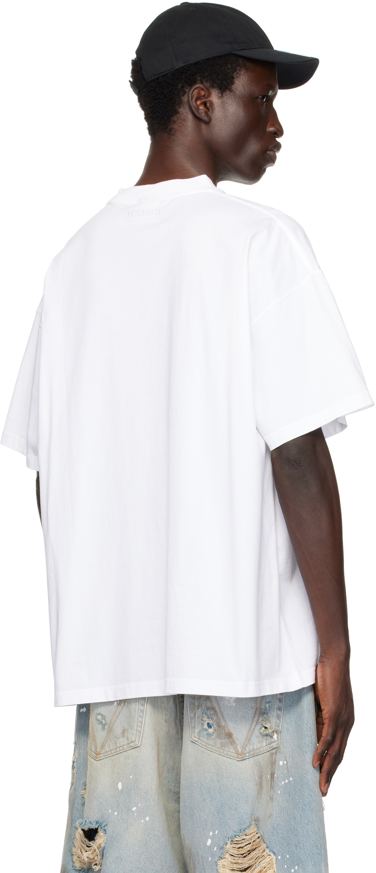 VETEMENTS White 'No Posts' Regular T-shirt Vetements VETEMENTS White 'No Posts' Regular T-shirt Vetements