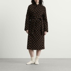 Baina Sulis Bath Robe in Tabac/Noir