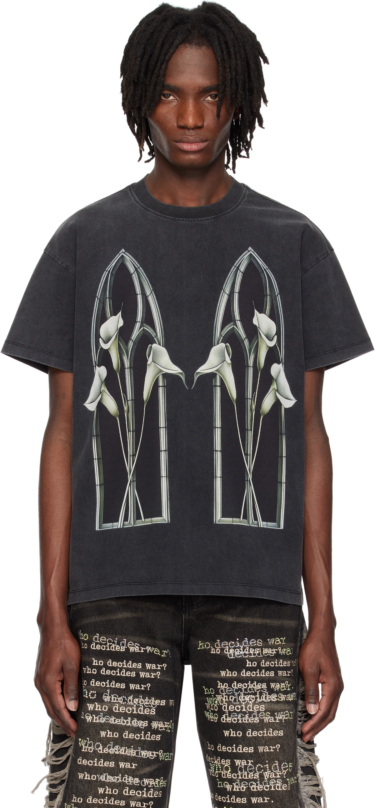 Who Decides War Black Ember Chapel Short Sleeve T-shirt WHO