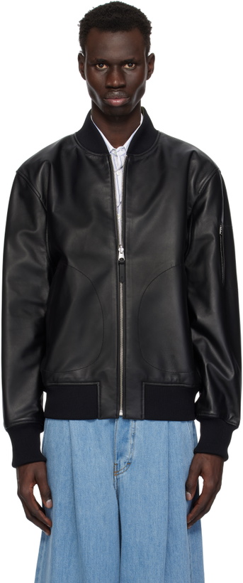 Photo: MACKAGE Black & Khaki Easton-SA Reversible Leather Jacket