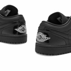 Air Jordan Women's 1 Low SE GJ W Sneaker in Black/White/Silver
