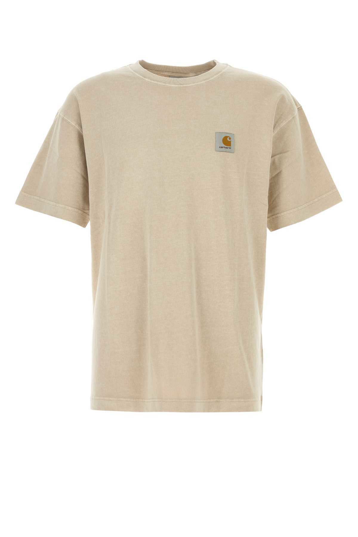Tシャツ・カットソー Carhartt Beige cotton oversize S/S Nelson T-Shirt Carhartt Beige Cotton Oversize S/s Nelson T-shirt Carhartt WIP