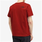 The North Face Men's Simple Dome T-Shirt in Iron Red