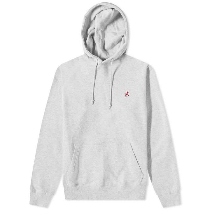 Photo: Gramicci Men's One Point Hoody in Ash Heather