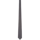 Gucci Black and Grey Silk Horsebit Tie