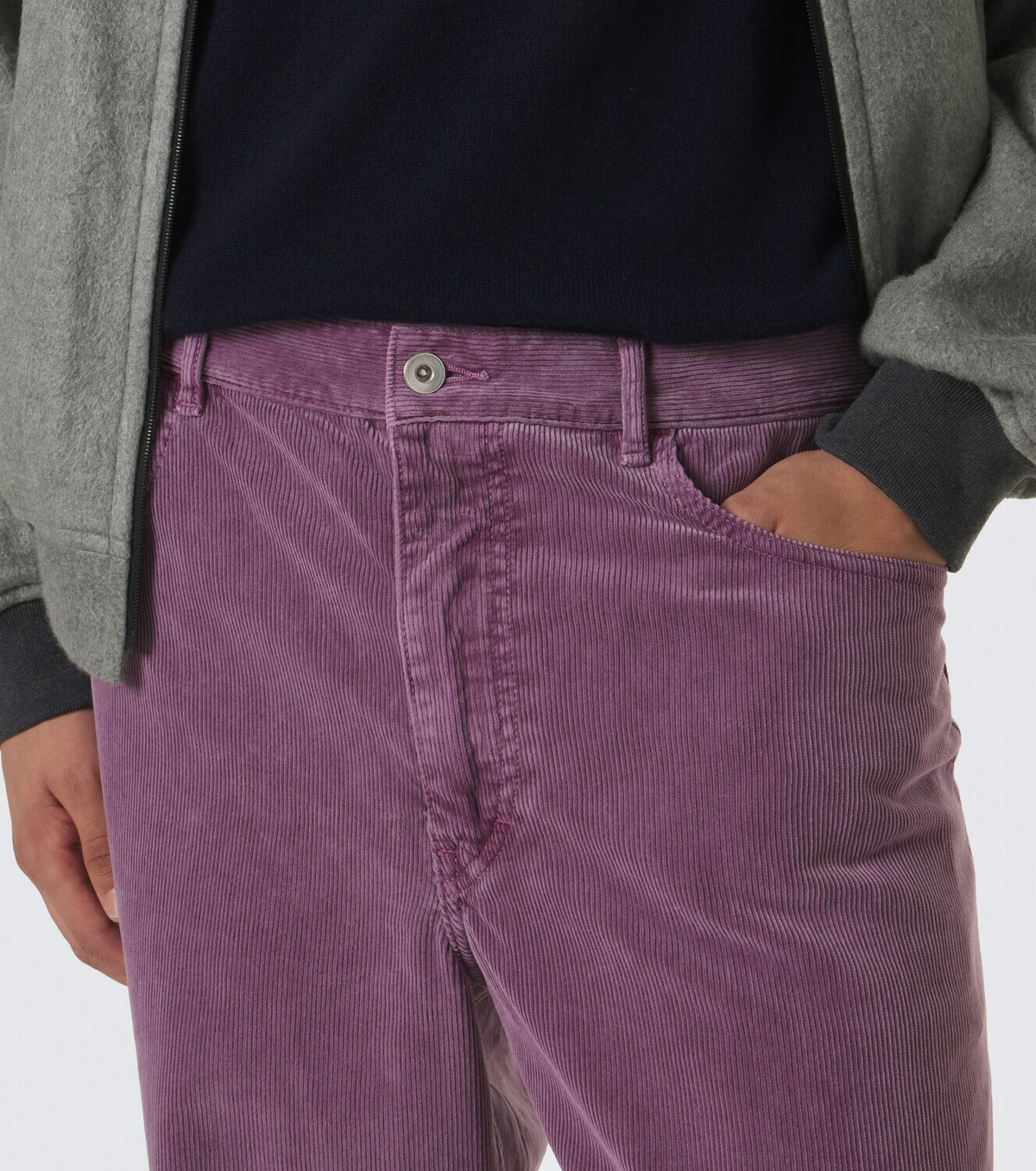 Auralee Cotton corduroy wide-leg pants