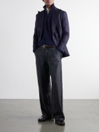 Thom Sweeney - Cashmere Half-Zip Sweater - Blue