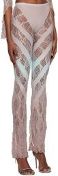 Poster Girl Taupe & Blue Linda Leggings