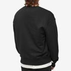 MKI Men's Embroidered Embassy Logo Crew Sweat in Black