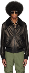 Belstaff Black Chart Leather Jacket