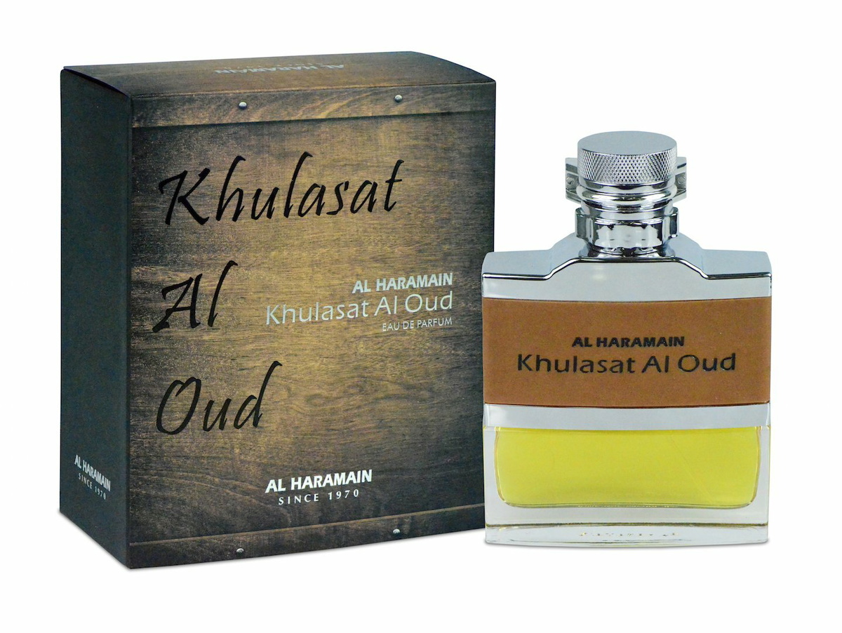 Al Haramain Mens Khulasat Al Oud EDP 3.4 oz Fragrances 6291100136261