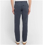 Officine Generale - New Fisherman Slim-Fit Garment-Dyed Cotton and Linen-Blend Chinos - Navy