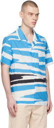 Missoni Blue & White Printed Shirt