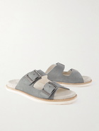 Brunello Cucinelli - Suede Sandals - Gray