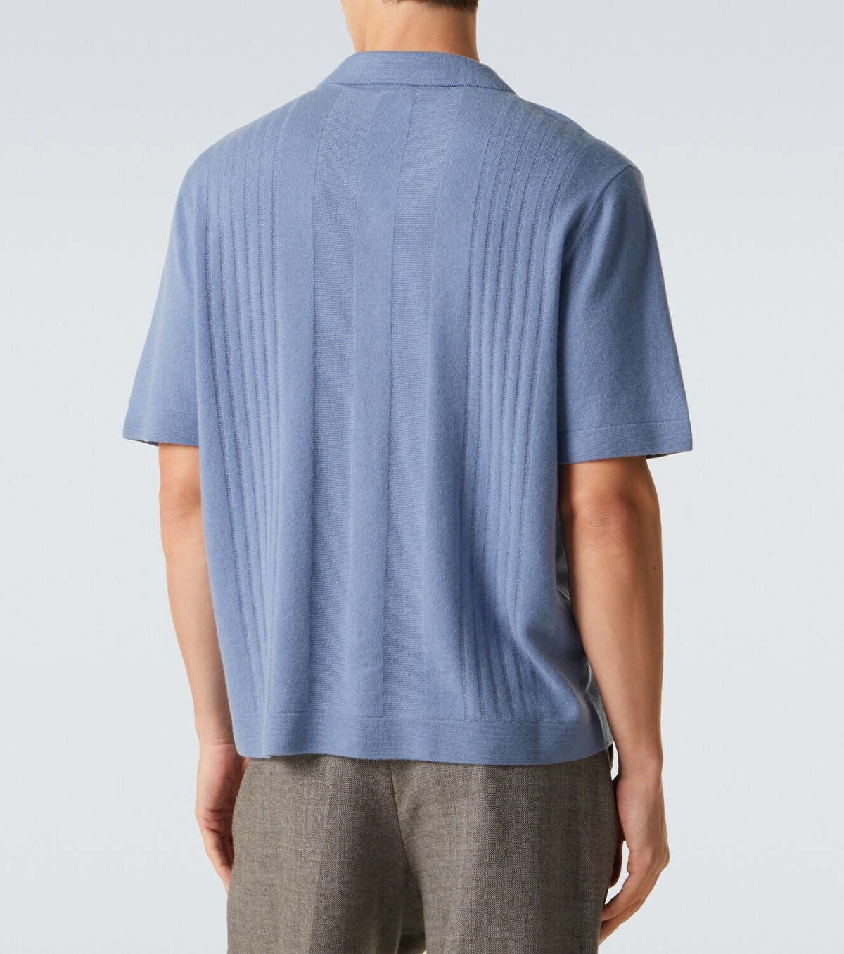 Le Kasha Gerone knitted cashmere polo shirt