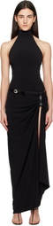 Coperni Black Suspended Halterneck Maxi Dress