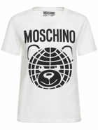 MOSCHINO Teddy Logo Print Cotton Jersey T-shirt