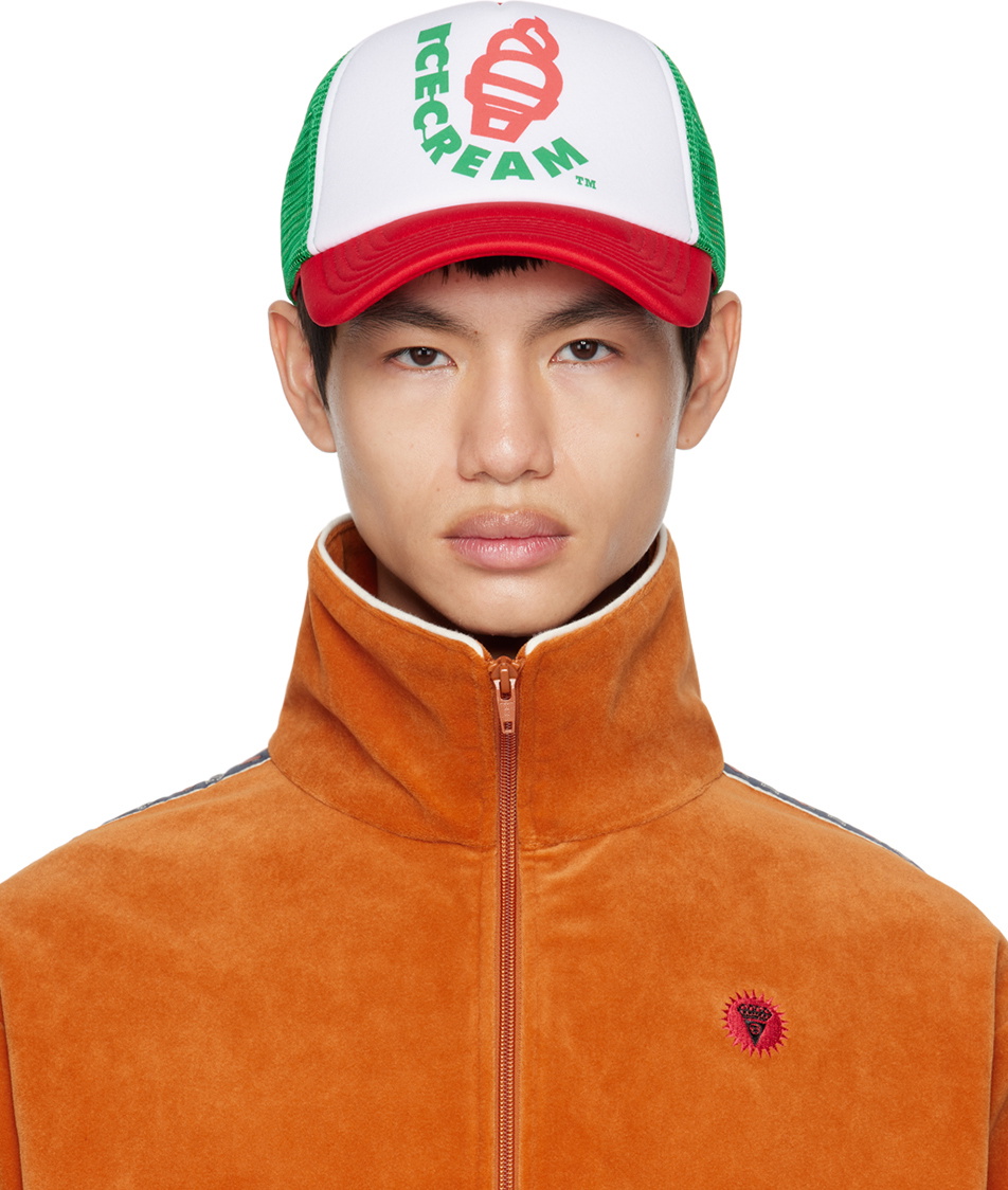 ICECREAM White & Red Soft Served Cap ICECREAM