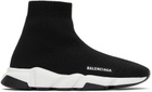 Balenciaga Kids Kids Black Speed Sneakers