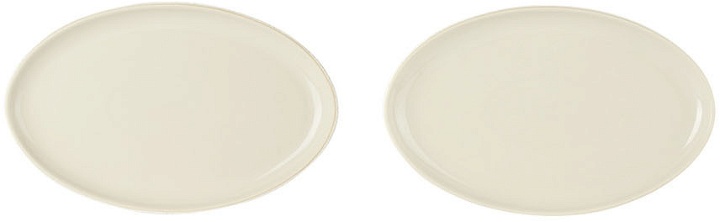 Photo: Marloe Marloe Off-White Oval Dinner Plate Set