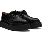 Comme des Garçons Homme Plus Black George Cox Edition D-ring Diano Gibson Derbys
