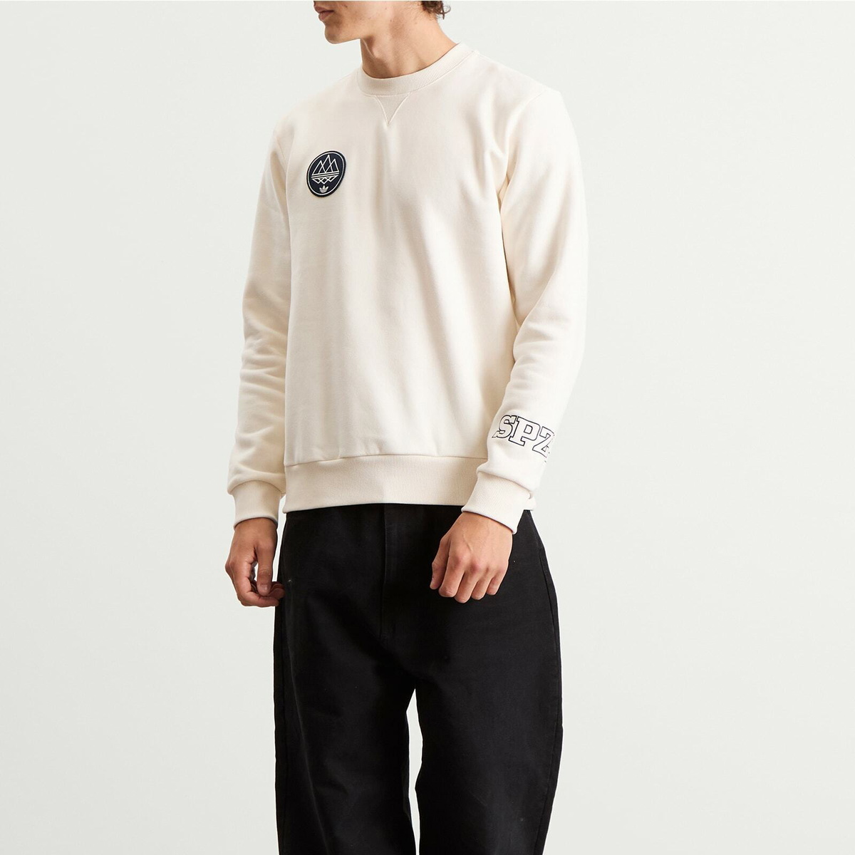 Adidas Men's SPZL Sweatshirt in Chalk White