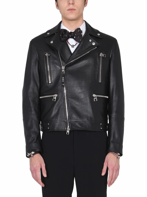 Photo: Alexander McQueen Leather Biker Jacket
