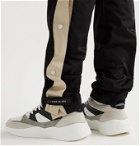 Fear of God Essentials - Leather-Trimmed Suede and Mesh Sneakers - Neutrals