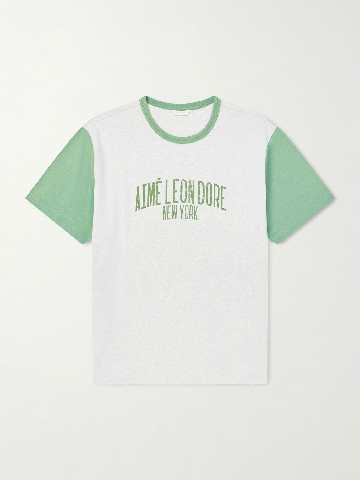 Aimé Leon Dore - Logo-Print Cotton-Jersey T-Shirt - Gray