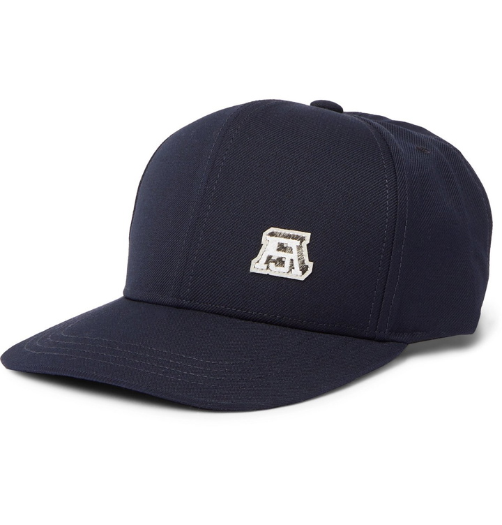 Photo: ACNE STUDIOS - Logo-Appliquéd Twill Baseball Cap - Blue