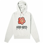 Kenzo Women's Flower Logo Classic Hoodie in Pale Grey