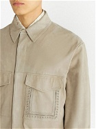 ETRO - Leather Shirt