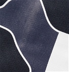 Maison Kitsuné - Logo-Print Cotton-Blend Twill Tote Bag - Navy