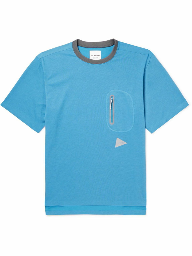 Photo: And Wander - Jersey T-Shirt - Blue