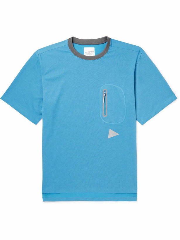 Photo: And Wander - Jersey T-Shirt - Blue