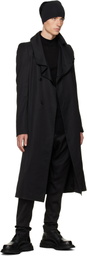 Julius Black Covered Neck Coat